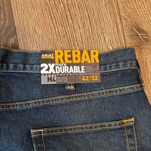 NWT Ariat Men's Dark Blue Relaxed DuraStretch Bootcut Jeans